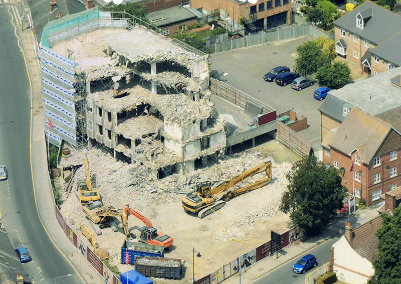 Allied House, High street Orpington, Kent Demolition Allied House, High street Orpington, Kent Demolition